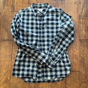 Men's Fjallraven blue checkered shirt